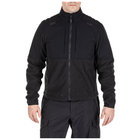 Куртка тактическая флисовая 5.11 Tactical Fleece 2.0 S Black - изображение 1