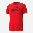Футболка чоловіча Puma Ess Logo Tee High 586666-11 XL Червона (4063697393721) - зображення 5