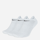 Набір чоловічих шкарпеток 3 пари Nike U Everyday Cush Ns 3PR SX7673-100 42-46 Білих (888408294524) - зображення 1