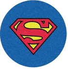 Шеврон патч " Супермен круглый " на липучке велкро - изображение 1
