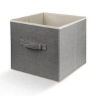Ящик для хранения текстильный MBM HOME TH-08 LIGHT GRAY светло-серый