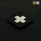 M-Tac нашивка Medic Cross Laser Cut Black/GID - зображення 3