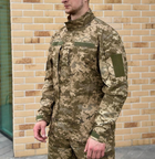 Военная тактическая форма Пиксель полевая уставная форма рип стоп ВСУ комплект одежда брюки и китель 54 - изображение 9
