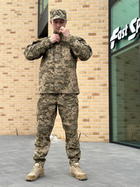 Військова тактична форма Піксель польова статутна форма ріп стоп ЗСУ комплект одяг штани та кітель 54 - зображення 12