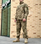 Военная тактическая форма Пиксель полевая уставная форма рип стоп ВСУ комплект одежда брюки и китель 44 - изображение 1