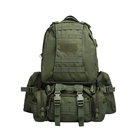 Рейдовий модульний рюкзак Ultimatum RT-213 Олива 55 літрів,Штурмовий похідний тактичний рюкзак - изображение 3
