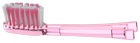  Насадки для електричної зубної щітки IONICKISS Medium Середньої жорсткості Рожева 2 шт (4969542146736) - зображення 3
