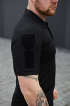Мужская футболка Поло для Полиции и ГСЧС черный цвет Cool-pass Размер 56 - изображение 6