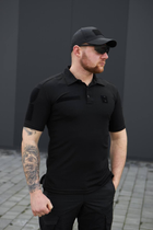 Мужская футболка Поло для Полиции и ГСЧС черный цвет Cool-pass Размер 56 - изображение 7
