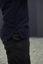 Мужская футболка Поло для ДСНС темно-синяя ткань Cool-pass размер 44 - изображение 7