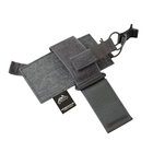 Подсумок для пистолету Helikon-Tex Inverted Pistol Holder Insert Nylon Polyester Blend Серый - изображение 4