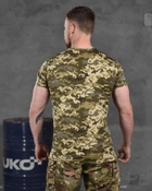 Тактическая мужская компрессионная футболка S пиксель (86427) - изображение 4