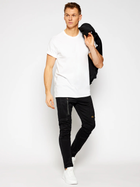 Набір чоловічих футболок бавовняний Calvin Klein Underwear 000NB4011E-100 L 3 шт Білий (8719853080726) - зображення 4