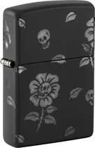 Зажигалка Zippo гравировка Flower Skulls (48931)