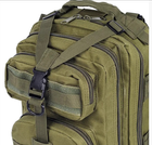 Туристический рюкзак на 25л материал Оксфорд система Molle 45х24х22см Khaki - изображение 5