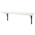 Полиця навісна IKEA BERGSHULT / KROKSHULT, білий, антрацит, 80х20 см, 193.260.70