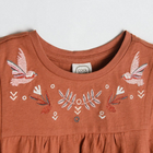 Bluzka dziecięca dla dziewczynki Cool Club CCG2411491 92 cm Brązowa (5903977196378) - obraz 3