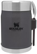 Обідній термос Stanley з ложкою Classic Charcoal 400 мл (10-09382-082)