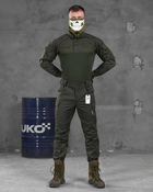 Тактичний військовий костюм Hermes ( Убакс + Штани ), Камуфляж: Олива, Розмір: XXL - зображення 3