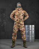 Тактичний теплий зимовий військовий костюм Lader Plus ( Куртка + Штани ), Камуфляж: Мультикам, Розмір: XL - зображення 3
