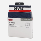 Набір трусів шорти чоловічий 2 шт Levi's Logo Boxer Brief Organic Co 2P 7012239080020 L Сірий/Темно-синій (8720245438148) - зображення 6