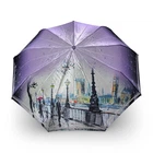 Зонт женский Frei Regen полуавтомат атлас #090734