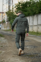 Мужская куртка анорак демисезонная с шевроном флаг Украины Terra Intruder 0164 S Хаки (IN - 0164/01 A ) - изображение 14