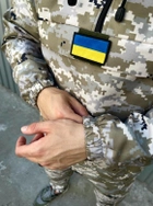Мужская куртка анорак демисезонная с шевроном флаг Украины Terra Intruder 0164 M Пиксель (IN - 0164/02 B ) - изображение 9
