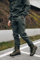 Мужской костюм демисезонный куртка анорак и штаны с шевроном флаг Украины Terra Intruder 0165 XL Хаки (IN - 0165/01D ) - изображение 6