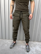 Мужские штаны с манжетами демисезонные Terra Intruder 0166 M Хаки ( IN - 0166/01 B ) - изображение 5