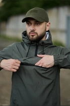 Чоловічий костюм демісезонний куртка анорак та штани з шевроном прапор України Terra Intruder 0165 3XL Хакі (IN - 0165/01F ) - зображення 8