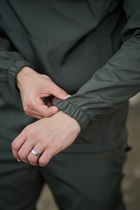 Чоловічий костюм демісезонний куртка анорак та штани з шевроном прапор України Terra Intruder 0165 M Хакі (IN - 0165/01B ) - зображення 9