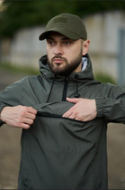 Чоловічий костюм демісезонний куртка анорак та штани з шевроном прапор України Terra Intruder 0165 L Хакі (IN - 0165/01C ) - зображення 8