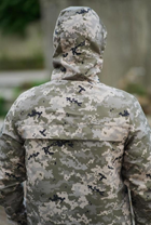 Чоловіча куртка анорак демісезонна з шевроном прапор України Terra Intruder 0164 XL Піксель (IN - 0164/02 D ) - зображення 6