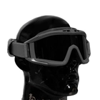 Защитные тактические очки-маска со сменным стеклом Black - изображение 5