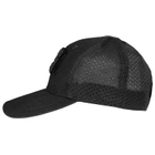 Бейсболка MIL-TEC Net Baseball Cap Black з сіткою - зображення 6