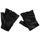 Беспалые кожаные перчатки MFH «Deluxe» Black L - изображение 1