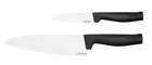 Набір кухарських ножів Fiskars hard edge 2 шт (6424002011071) - зображення 1