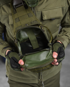 Рюкзак патрульний однолямковий Silver Knight 7л oliva Ои2521 - изображение 3