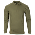 Рубашка олива боевая xs shirt range polo l helikon-tex green adaptive - изображение 2