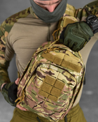 Рюкзак патрульний однолямковий SILVER KNIGHT 8л MTK РГ4296 - изображение 3