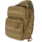 Рюкзак однолямочный strap pack one mil-tec coyote assault 10l - изображение 2