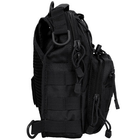 Рюкзак однолямочний shoulder mfh black bag - зображення 5