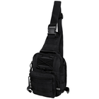 Рюкзак однолямочний shoulder mfh black bag - зображення 6