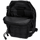 Рюкзак однолямочний shoulder mfh black bag - зображення 10