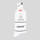 Набір чоловічих шкарпеток високих бавовняних 2 пари Levi's Short Cut Logo Sport 2P 7012105670080 39-42 Чорний (8720245185622) - зображення 2