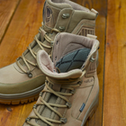 Берці демісезонні тактичні черевики PAV 505 Harlan койот шкіряні з мембраною Winterfrost 41 - зображення 9