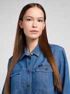 Sukienka koszulowa damska jeansowa Lee 112351139 M Niebieska (5401019927152) - obraz 5