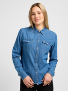 Koszula damska jeansowa Lee 112320215 S Niebieska (5401018885965) - obraz 1