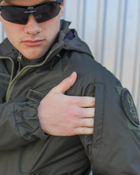 Куртка Вітрівка Патрол водонепроникна на сітці Хакі, Хакі, 56-58 - зображення 3